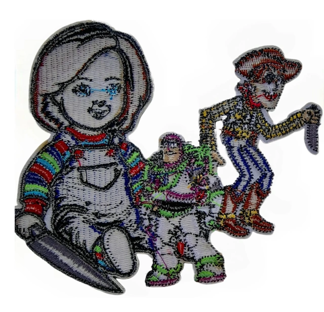 "Toy Story Horror" Crossover Mashup Patch-Back Side
