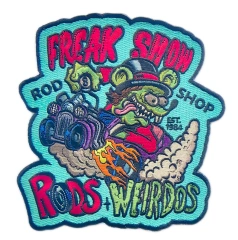 "Freak Show Rod Shop" Rods & Weirdos Kustom Kulture Patch-Front Side