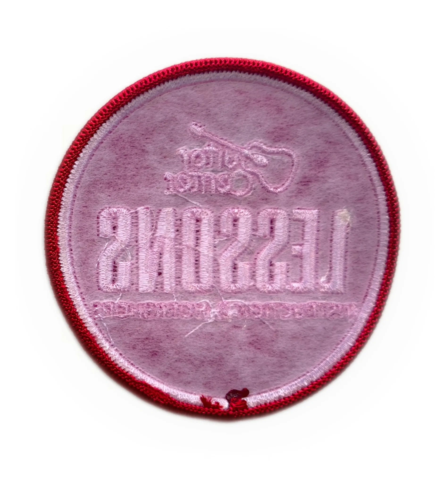Guitar Center Lessons Official Logo Patch-Back Side