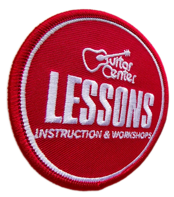 Guitar Center Lessons Official Logo Patch-Left Side