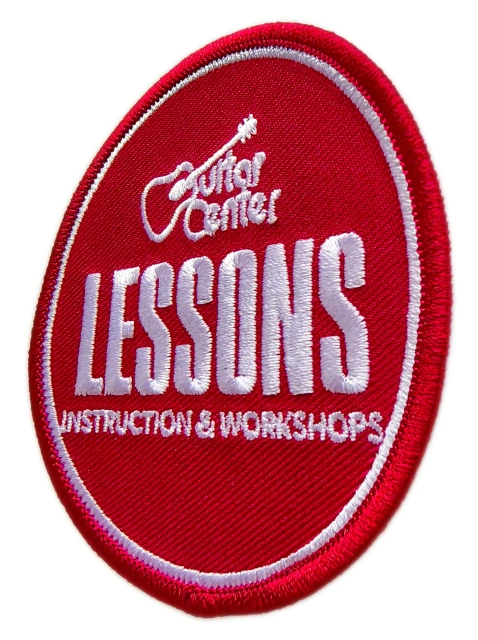Guitar Center Lessons Official Logo Patch-Right Side