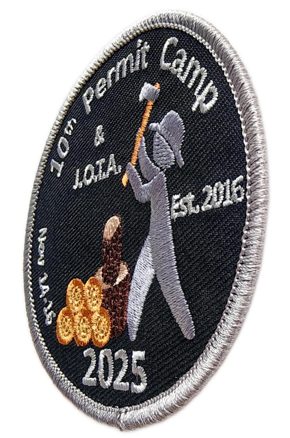 "I.O.T.A." Permit Camp Official Activity Patch-Right Side