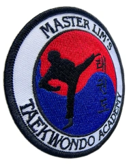 Master Lim's Taekwondo Academy Official Patch-Left Side
