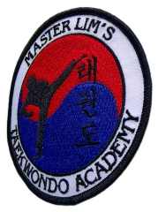 Master Lim's Taekwondo Academy Official Patch-Right Side