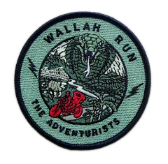 "Wallah Run" The Adventurists Adventure Challenge Patch-Front Side