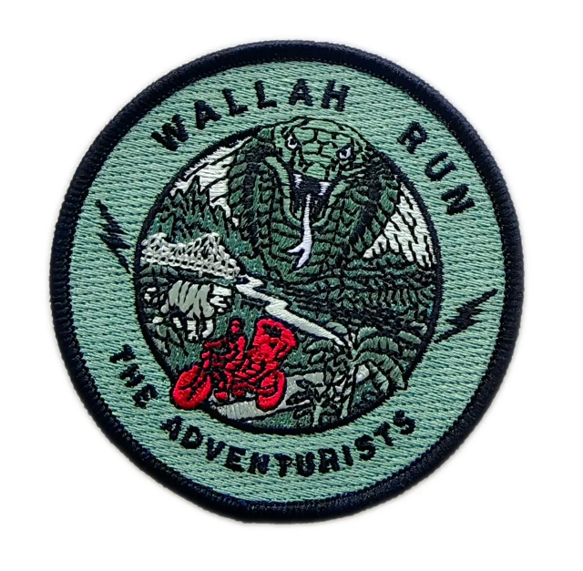 "Wallah Run" The Adventurists Adventure Challenge Patch-Front Side
