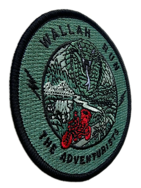 "Wallah Run" The Adventurists Adventure Challenge Patch-Left Side