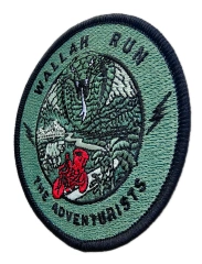 "Wallah Run" The Adventurists Adventure Challenge Patch-Right Side
