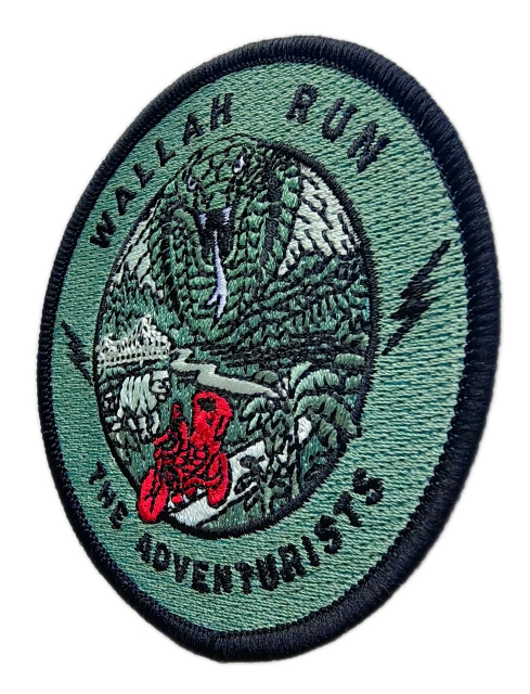 "Wallah Run" The Adventurists Adventure Challenge Patch-Right Side
