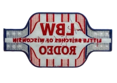 Little Britches of Wisconsin Rodeo (LBW) Official Patch-Back Side
