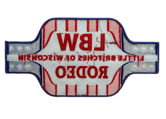 Little Britches of Wisconsin Rodeo (LBW) Official Patch-Back Side