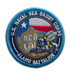U.S. Naval Sea Cadet Corps – Alamo Battalion Official Patch-Front Side