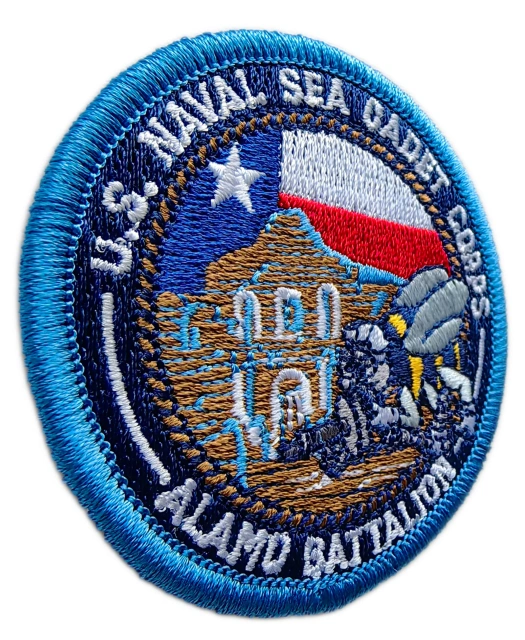 U.S. Naval Sea Cadet Corps – Alamo Battalion Official Patch-Left Side