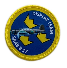 Saab B 17 Display Team Aircraft Patch-Front Side