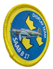 Saab B 17 Display Team Aircraft Patch-Left Side