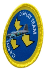 Saab B 17 Display Team Aircraft Patch-Right Side