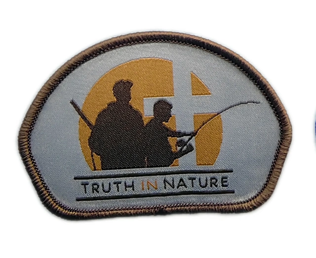 Truth In Nature Fishing Patch-Front Side