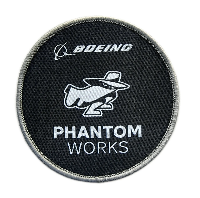 Boeing Phantom Works "Spook" Woven Patch-Front Side