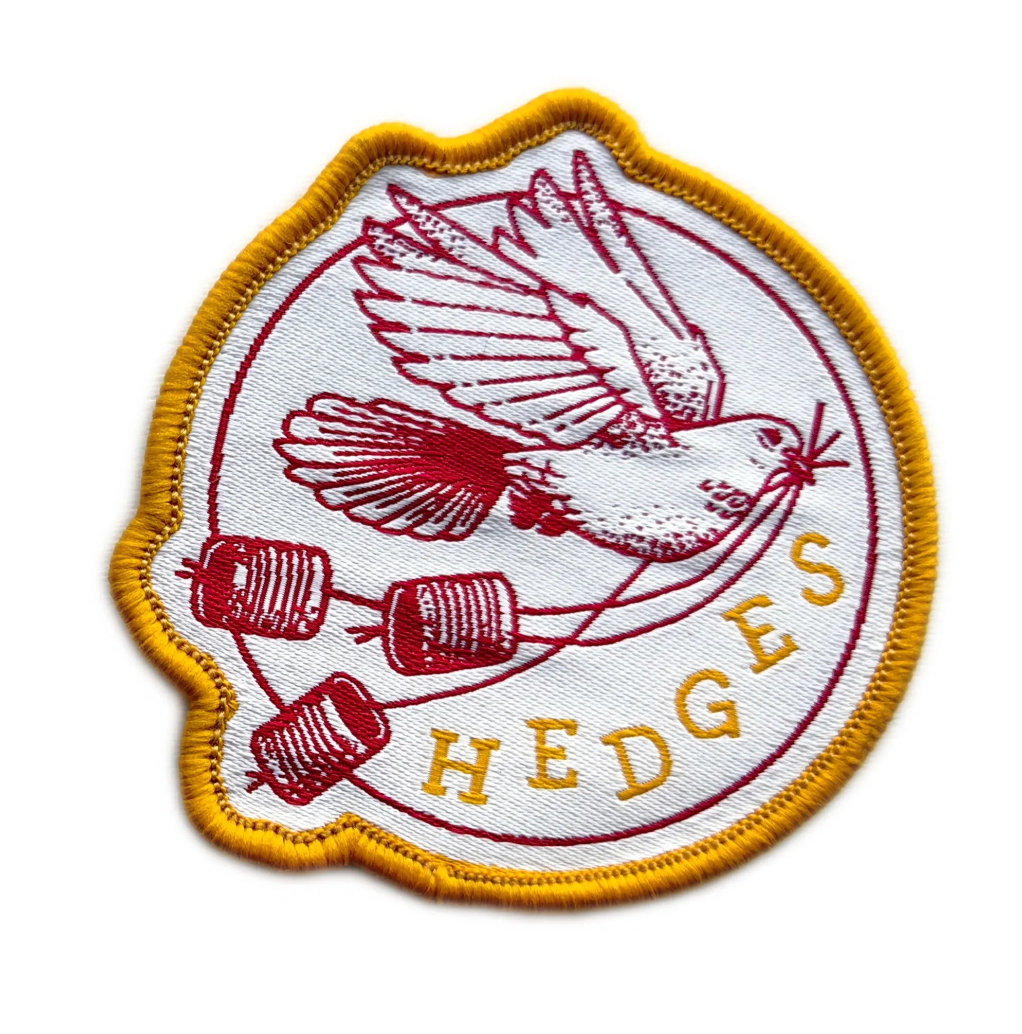 Hedges Communication Dove Woven Patch-Front Side
