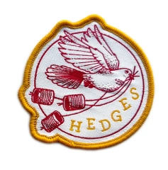 Hedges Communication Dove Woven Patch-Front Side
