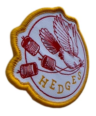 Hedges Communication Dove Woven Patch-Left Side