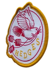 Hedges Communication Dove Woven Patch-Right Side