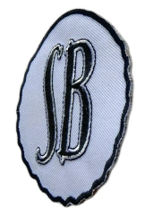 SB Monogram Script Custom Embroidery Patch-Right Side