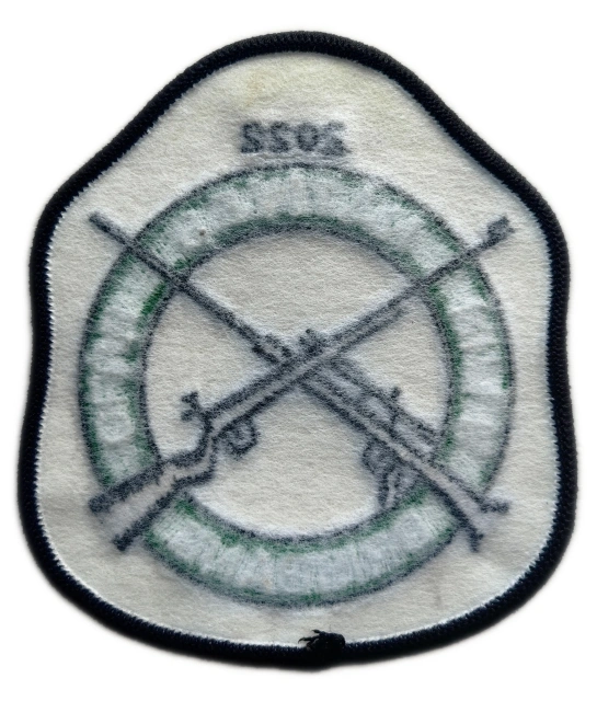 Natives Rifle Club Brisbane "2022" Embroidery Patch-Back Side