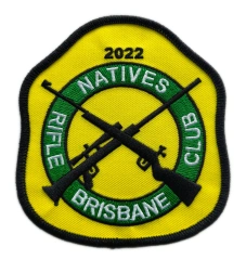 Natives Rifle Club Brisbane "2022" Embroidery Patch-Front Side