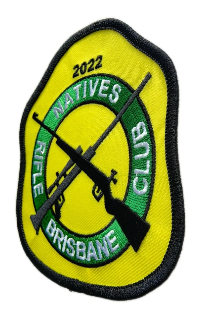 Natives Rifle Club Brisbane "2022" Embroidery Patch-Right Side