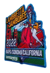 Lambretta Jamboree 2022 Commemorative Embroidered Patch-Right Side