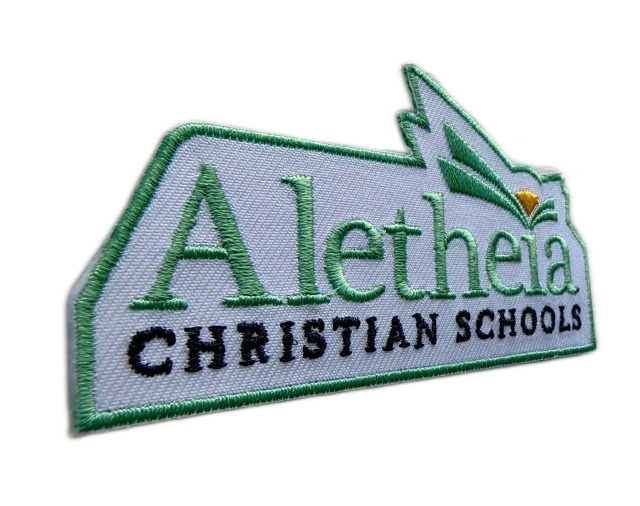 Aletheia Christian Schools Logo Embroidery Patch-Left Side