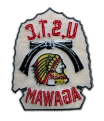 U.S.T.C. Sagawam Martial Arts Embroidery Patch-Back Side