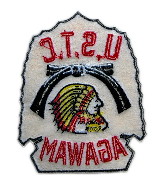 U.S.T.C. Sagawam Martial Arts Embroidery Patch-Back Side