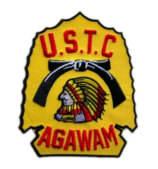 U.S.T.C. Sagawam Martial Arts Embroidery Patch-Front Side
