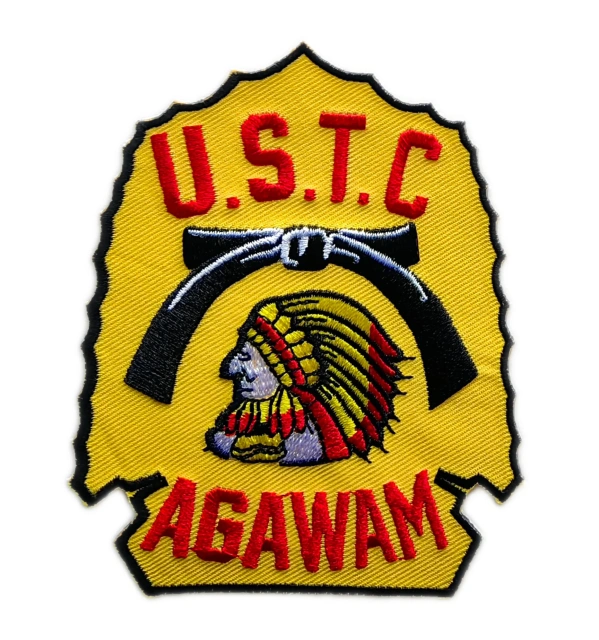 U.S.T.C. Sagawam Martial Arts Embroidery Patch-Front Side