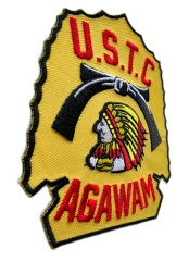 U.S.T.C. Sagawam Martial Arts Embroidery Patch-Left Side
