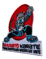 Shunato Karate "Panther" Logo Embroidery Patch-Right Side