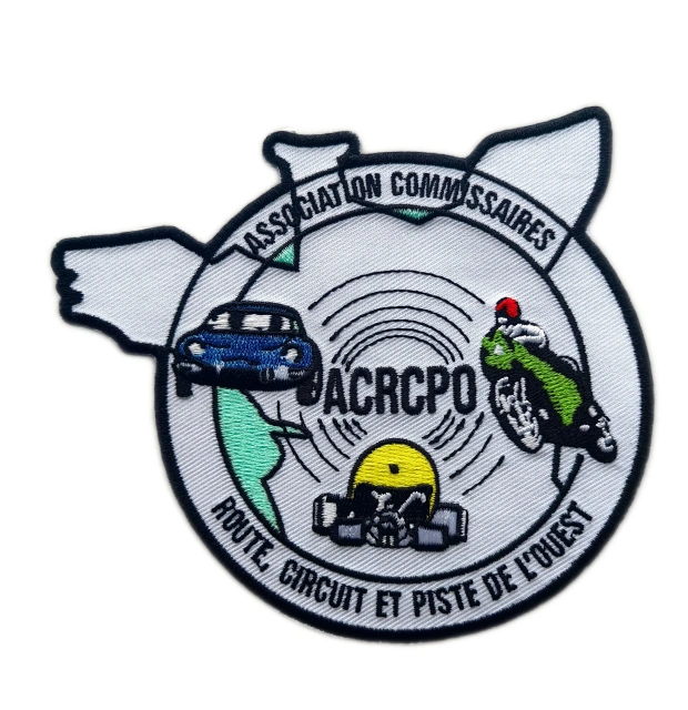 ACRCPO Official Motorsport Marshals Embroidered Patch – Western France Racing Association-Front Side