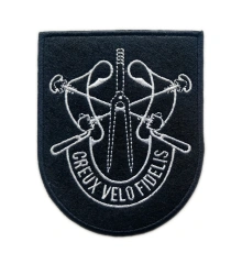 Creux Velo Fidelis Embroidered Patch – Cycling-Inspired Military-Style Insignia-Front Side
