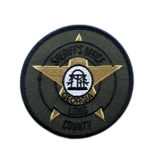 Long County Sheriff's Office Subdued Embroidered Patch-Front Side