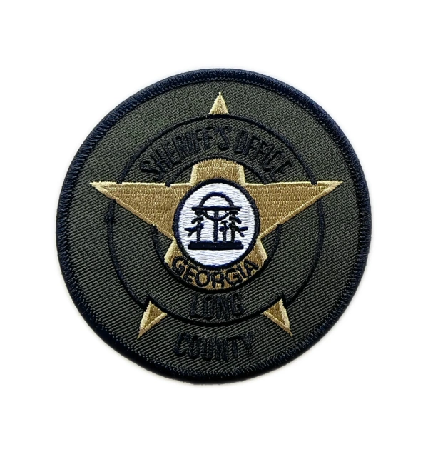 Long County Sheriff's Office Subdued Embroidered Patch-Front Side