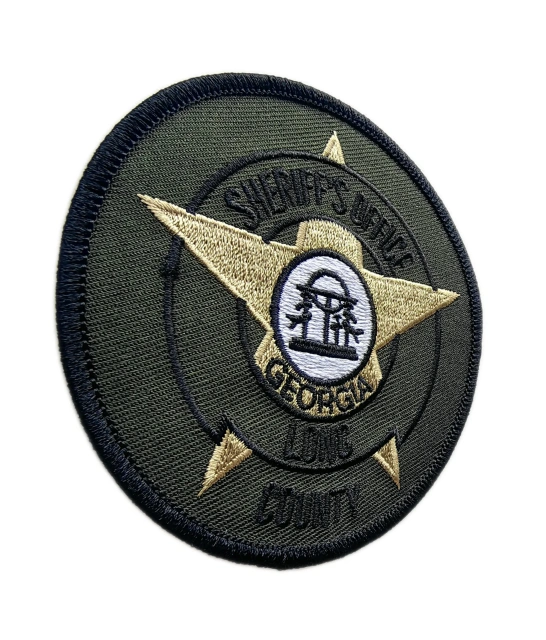 Long County Sheriff's Office Subdued Embroidered Patch-Left Side