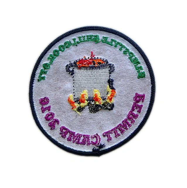 Campstyle Chili Cook Off 2016 Embroidered Patch – Permit Camp Commemorative Badge-Back Side