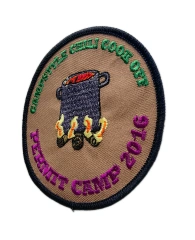 Campstyle Chili Cook Off 2016 Embroidered Patch – Permit Camp Commemorative Badge-Right Side