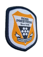 Ross Prestress Woven Logo Patch-Left Side