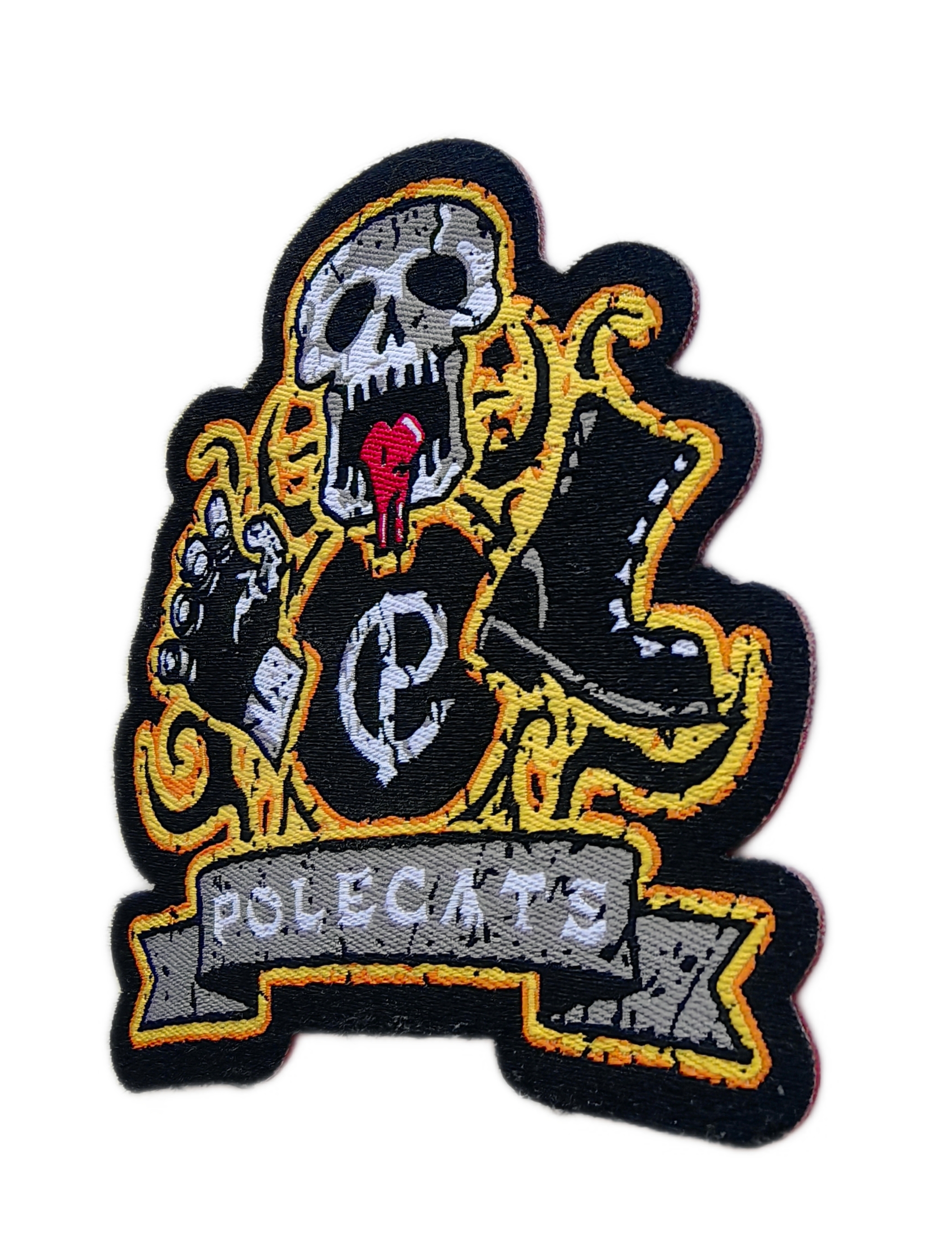 Full Throttle "Polecats" Woven Patch-Right Side