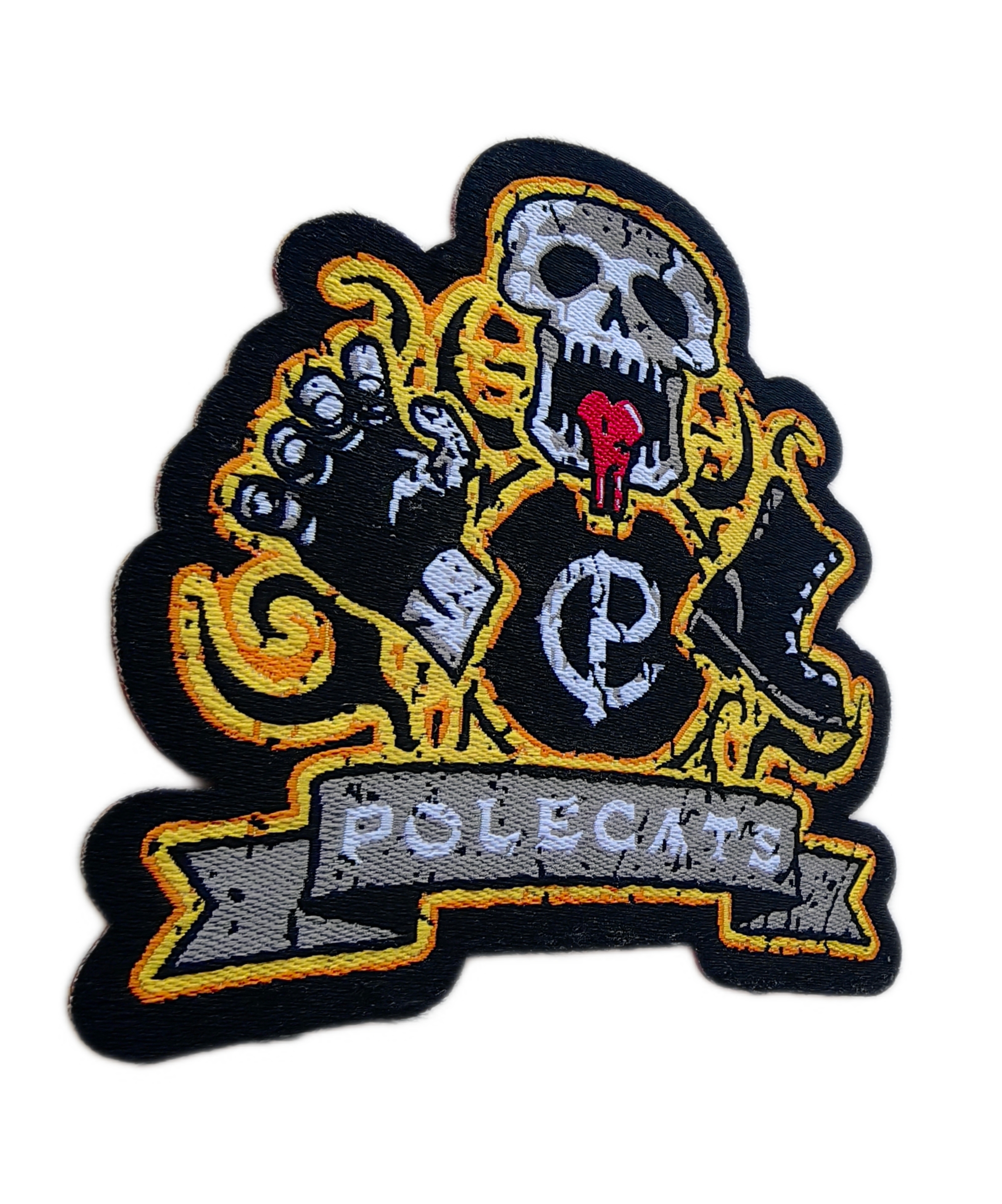 Full Throttle "Polecats" Woven Patch-Left Side