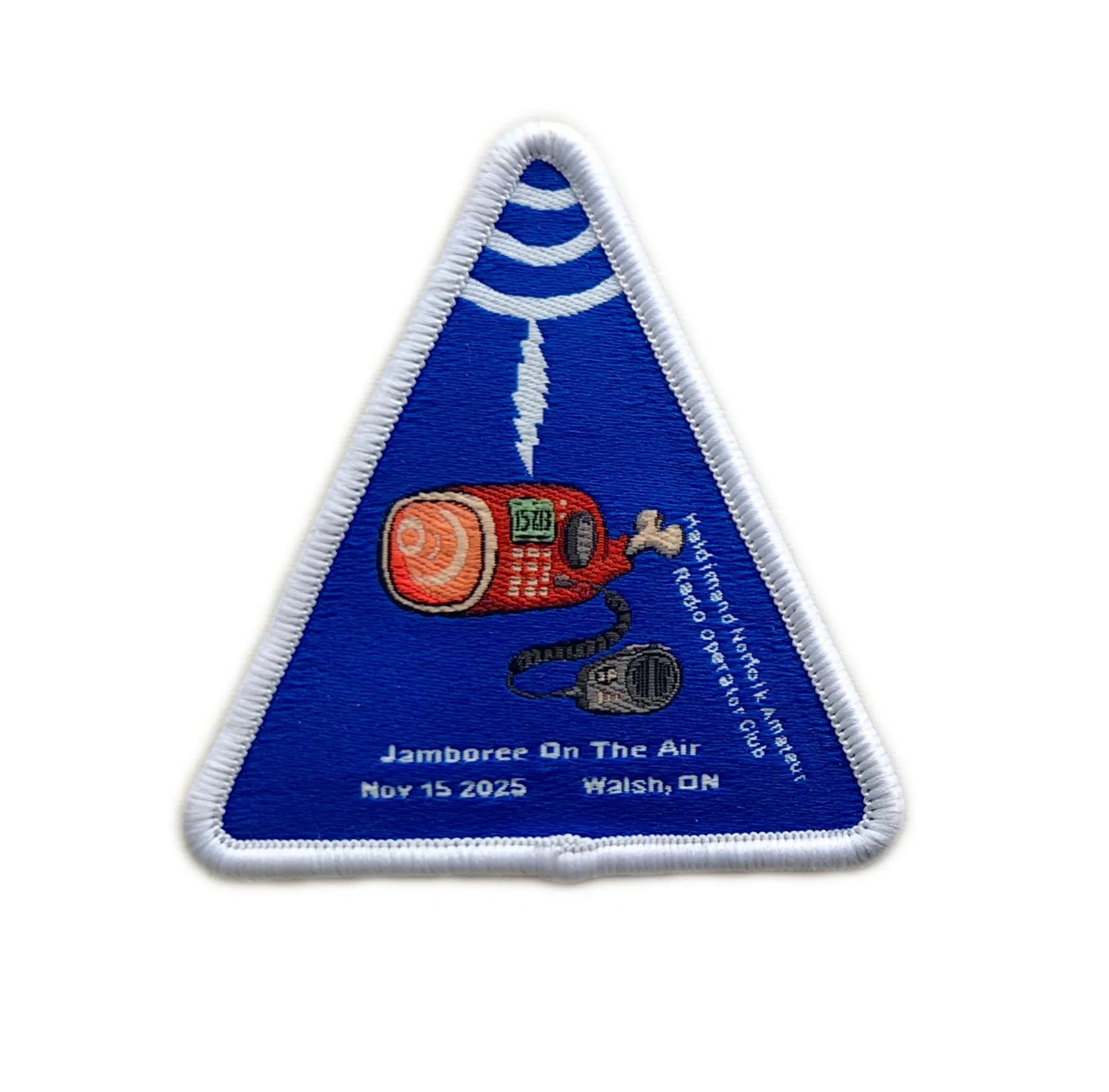 Haldimand Norfolk Amateur Radio Operator Club JOTA Patch-Front Side
