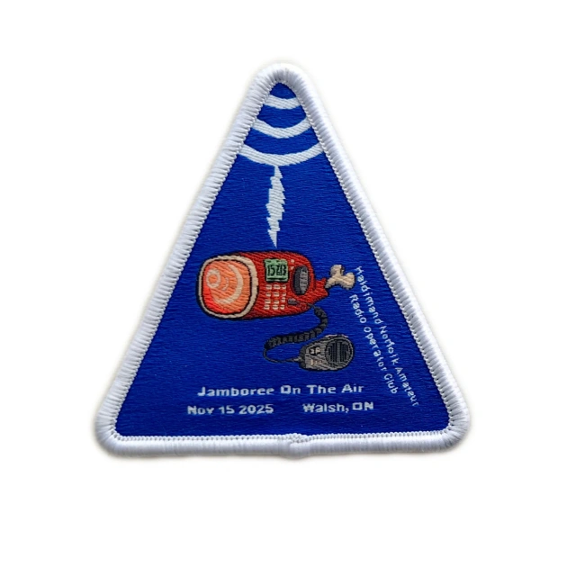 Haldimand Norfolk Amateur Radio Operator Club JOTA Patch-Front Side